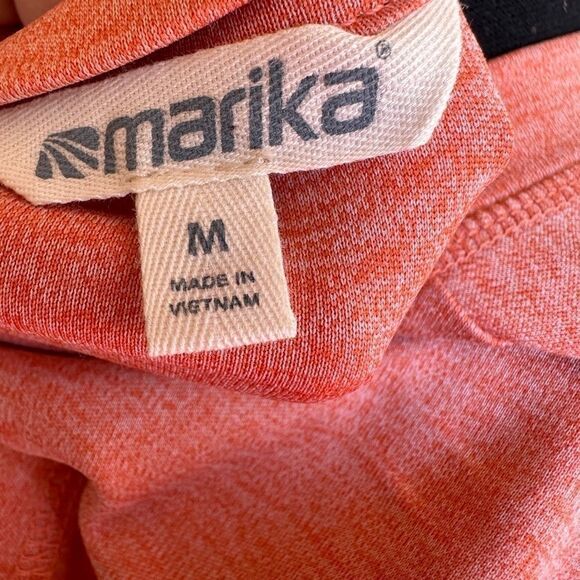 MARIKA coral long sleeve hidden pocket  Dry-Wik UFP-50 activewear top sz M NWT - Picture 5 of 9